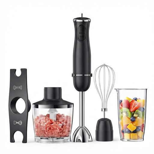 Silicone Cooking Utensils - Turelarブレンダーハンドブレンダー15000回/分離乳食電動ハンドミキサーお祝いギフト氷も砕けるフードプロセッサー電動泡立て器スリムコンパクトアタッチメント(つぶす/混ぜる/切る/刻む/…