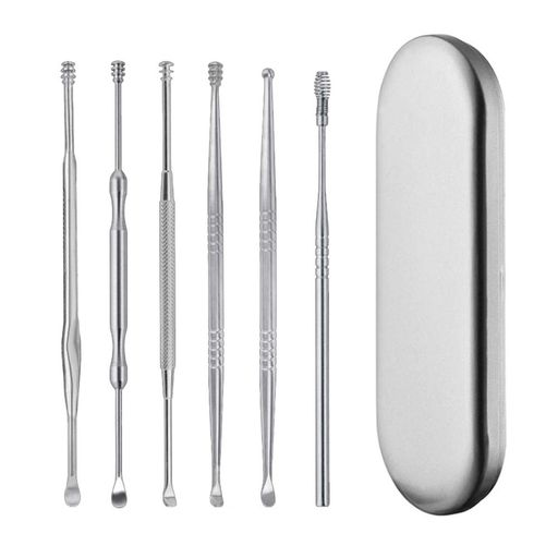 YFFSFDC耳かき6本セット耳掃除イヤークリーナーみみかきセット耳穴マッサージ子供用お年寄り用家庭用収..