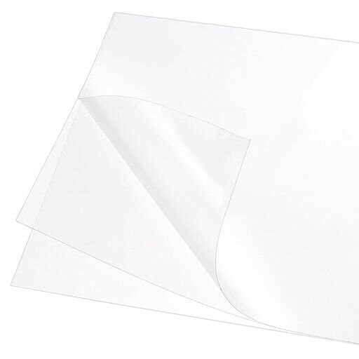 BENECREAT両面粘着シート80枚21x10cm透明PET両面テープ強粘着両面接着シート薄型剥離紙自由裁断アートワーククラフト手芸工芸DIYに最適