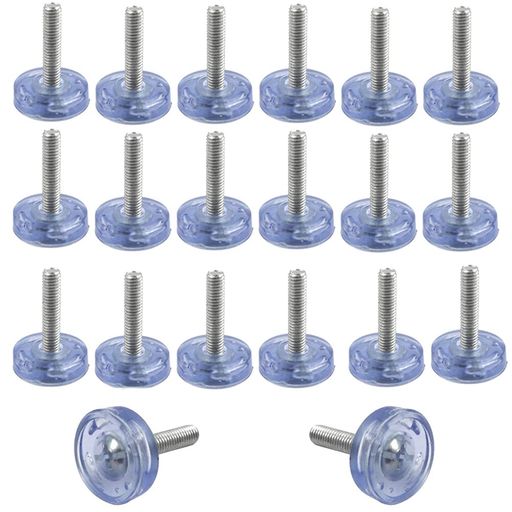 Bestgle高さ調整家具脚ソファー足交換キャビネット足の交換用固定脚レベラー20個入りレベリングフット..