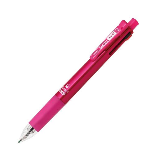 4色エマルジョンボールペン(黒・赤・青・緑)+シャープペン 線幅:ボール径0.7mm/シャープ芯0.5mm 本体重量:16.6g ボールペン替芯:EK-0.7芯 セリース入り 全長154.3mm
