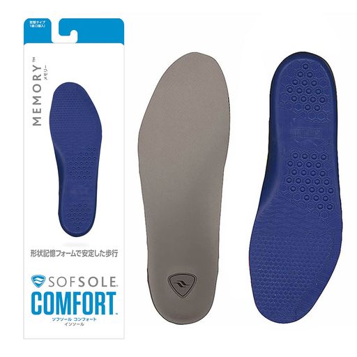 ソフソール(SOFSOLE) メモリーコンフォート インソール 中敷き 衝撃吸収 低反発 メ...