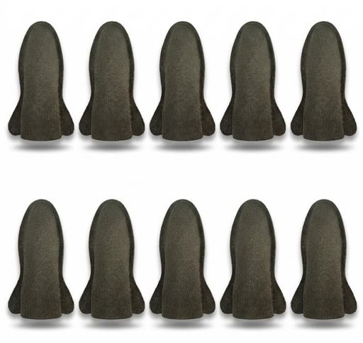 Rakuten - 【10個入り】 指サック ゲーム 通気性 の布製/超高感度タッチ/手汗対策・滑り止め/音ゲー・FPS・荒野行動・PUBG・APEX対応/誤操作を軽減/長時間プレイに最適 (ブラック)