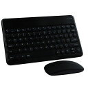 無線キーボードマウスセット小型bluetoothキーボードタブレット用薄型コンパクト可愛いType-c充電式ipad/タブレット/スマホ用キーボードマウスwin...