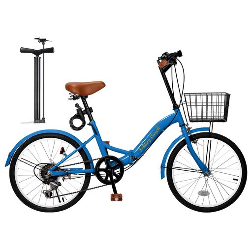 Mixiu折りたたみ自転車20インチ軽量素早く折畳可能P-O8シマノ6段変速高炭素鋼フレームハンドル・サドル高さ調整可能折り畳み自転車通勤通学折畳み自転車前後泥除け装備ワイヤーロック、…