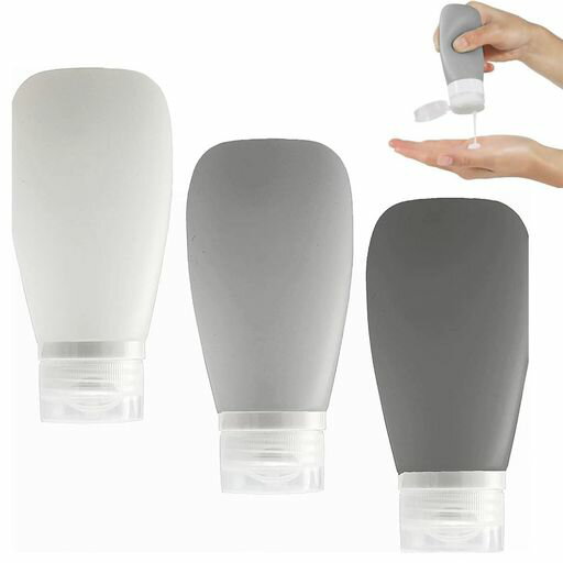 Small Goods - トラベルボトル3個90ml旅行用シャンプーセット旅行便利グッズ詰め替えボトル容器