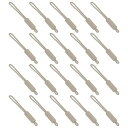 PATIKIL交換用ジッパープルコード40個入りナイロンジッパープーラースライダーヘルパー延長固定具荷物テントバックパックハンドバッグ財布用カーキ