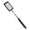 点検鏡 LEDライト付 伸縮式 300-650MM 360°角度調整可能 角型 長さ80×幅50MM(4)