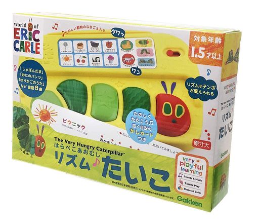 学研はらぺこあおむしリズムたいこ(対象年齢:1.5歳以上)83062