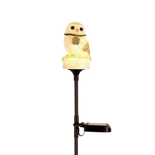 ソーラーライトガーデンライトおしゃれかわいいスティック屋外防水インテリア庭プランター鳥動物IPX3Po..