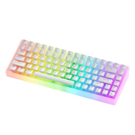 G30霧雪シリーズメカニカルキーボード有線RGBバックライト付き樹脂キーキャップ透明なデザイン75%配列84キーカスタマイズ可能WINDOWSXP/VISTA/WIN7/WIN8/WIN11など対応(青軸) G30霧雪シリーズメカニカルキーボード有線RGBバックライト付き樹脂キーキャップ透明なデザイン75%配列84キーカスタマイズ可能WINDOWSXP/VISTA/WIN7/WIN8/WIN11など対応(青軸)