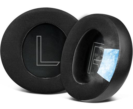 SOULWIT冷却ジェルパッドイヤーパッドAlienwareAW310H/AW510H7.1用PCGamingヘッドセットイヤークッション互換性パッド高密度フォーム交換パッド冷感イヤーカップ(ブラック)