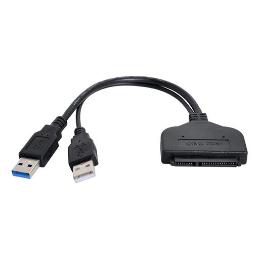 CY USB 3.0 SATA III ハードドライブケーブル 2.5インチ SATA - USBアダプター SSD USB 3.0 AからAケーブル タイプA オス-オス ケーブル USB 2.0