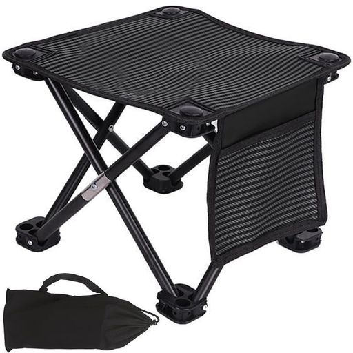 Chairs - CHENGMAYアウトドアチェア超小型折りたたみ椅子アルミ7075フレーム軽量で耐久性向上折り畳み椅子コンパクト耐荷重120kg1秒瞬間収納収納バッグ付きキャンプ(ストライプM)