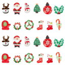 SUNNYCLUEクリスマス36個12種アクリルカボションカボションサンタクリスマスツリーデコパーツ樹ツリー雪だるまチャームキャンディスイーツパーツ靴下雪冬デコおおじか鹿しか樹脂製レジ…