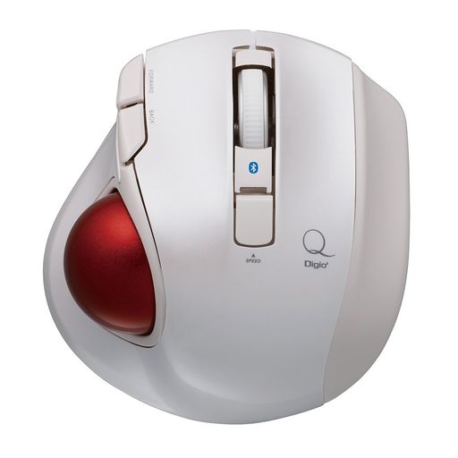ナカバヤシ(Nakabayashi)Digio2トラックボールマウス小型Bluetooth5ボタンホワイトZ8378