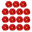 PATIKIL造花ヘッド15個入り造花ヘッドバルクシルク牡丹ヘッドシミュレーションフラワーブーケ花輪結婚..