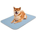 夏用小型犬&猫用、ペットのウサギ用冷感マット洗える接触冷感ペットシートペットクレート・ベッド・室内外・車シート対応(S)