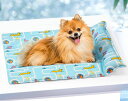 PAWTASYペットひんやりマット枕付き犬用猫用冷却ジェルマット夏用暑さ対策冷感ペット用マット首サポート3サイズS50X40CM漏れ防止設計