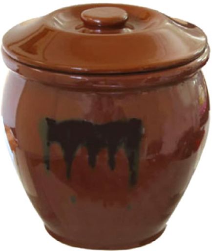 色:茶 サイズ:3号(5.4L) 素材:陶器 商品重量:10.75ポンド 電子レンジ可:いいえ 食洗機対応:はい 梱包サイズ:27.8 x 25 x 24.5 cm; 4.88kg