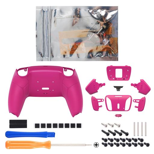 ps5コントローラーをプロなeSportエリートコントローラーに変えましょう。ps5コントローラーのBDM-030&amp;BDM-040&amp;BDM-050モデルにのみ対応しています。お使いのBDMモデルを確認する方法については、YouTubeで「extremerate check bdm for ps5 controller」または「fiE4BWSlBRI」を検索してください。 人間工学に基づいたプログラム可能な背面パドルボタン4つが追加しされます。ラバー付きハンドルは、手の感覚を高め、コントローラーをより良く握ることができます。 バックボタンには最大15個のボタンを割り当てることができます。 ハイハンズオンスキルが必要、はんだ付けはオプションです。YouTubeで「eXtremeRate RISE4 Remap Kit for ps5 BDM-030」または「EjHMtMMKz3I」を検索して、インストールビデオガイドをご覧ください。このキットをコントローラーに取り付けに伴い不具合が発生した場合、コントローラーが壊れられる場合、こっちは責任を負えませんので、ご自身、自己責任でよろしくお願い致します。