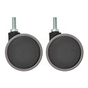 エレクターベーシックシリーズ双輪キャスター75mmブラック(2個入)BDR75EBKGホームエレクター後継品
