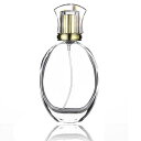 Enslz50ml1.7オンスヴィンテージパンプキンシェイプスプレーボトル詰め替え可能クリスタルガラスアトマイザー空のファインミストスプレー香水ボトル(オーバル...
