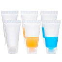 BENECREAT30個入り5mlクリアプラスチックチューブ小分けボトル携帯詰め替え容器バス用品ボトル携帯易い化粧品小分け容器シャンプーボトル
