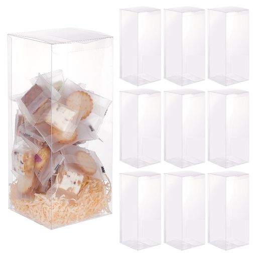 BENECREAT 10 PVCƩץ饹å Ĺ 10X10X25CM ޤߥܥå ɿ奯ꥢեȥܥå ʪ...