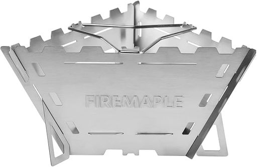 Fire-Maple キャンプ 焚き火台 バーベキューコンロ 五徳付き ステンレス ウッドストーブ ミニ薪ストーブ