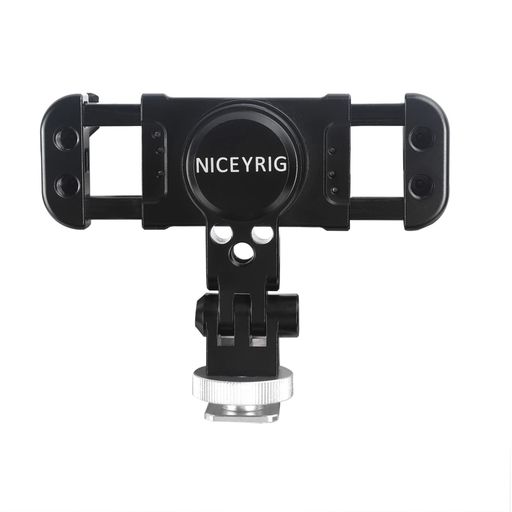 Other - NICEYRIG三脚マウントスマート携帯電話スタンド三脚ホルダー全金属製スマホホルダーフォンホルダーコールドシューマウント横も縦も撮影可角度調整1/4ネジ穴付きスマートフォンクランプ…