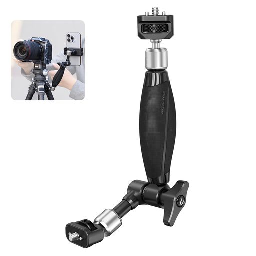 ULANZIマジックアーム 360度回転ボールヘッド 関節式アーム 両端1/4”ネジ付き 撮影アクセサリー カメラマウント 最大荷重3KG DSLRカメラ/LEDライト/モニター/ケージ/マイク/スマホ/デスク/バイク適用