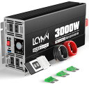 LCYMWインバーター正弦波12v100v3000w最大6000WDC12V(直流)をAC100V(交流)に変換50/60Hz切替可能地震/停電/車中泊/キャン...