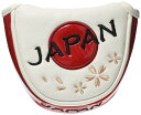 GEOTECH(ジオテック) ヘッドカバー JAPAN JAPAN マレットパターカバー ホワイト
