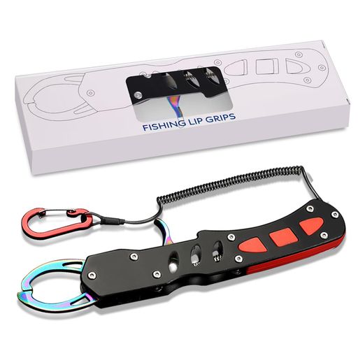 NUBAGO フィッシュグリップ フィッシュキャッチャー 魚掴み器 アルミ製 釣り道具 魚つかみ 軽量 コンパク