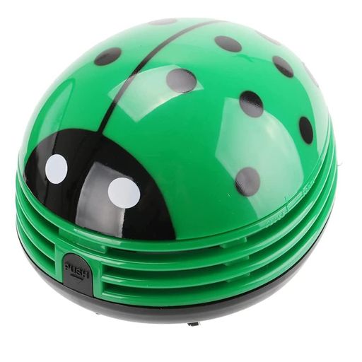 卓上クリーナーてんとう虫消しカスクリーナー卓上そうじ機ミニクリーナーゴミやホコリ消しゴムかす学校..