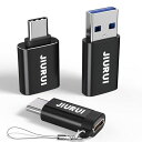 JIURUIライトニングタイプC変換USBC&USB-A3.0変換アダプタUSBアダプタタイプCからUSB-Aに変換コンバーター最大5GBPS超高速データ転送とQC3.0急速充電同期(2)