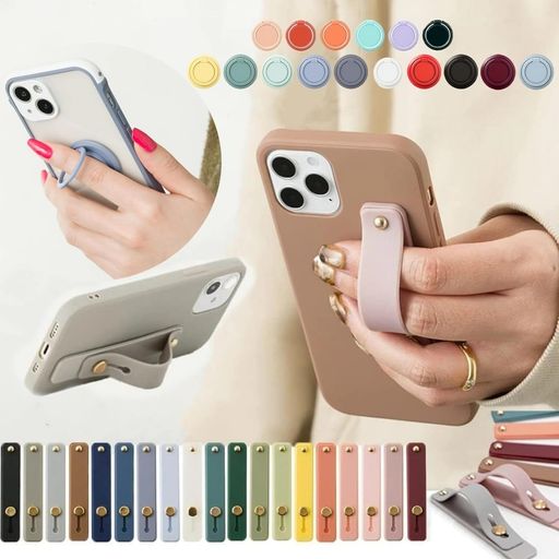 スマホリングスタンドスマホベルトスマホスライドベルトリングホルダースマホリングかわいいシンプルおしゃれスマホスタンド携帯リングアイフォン用リングスマートフォンホルダーリ…