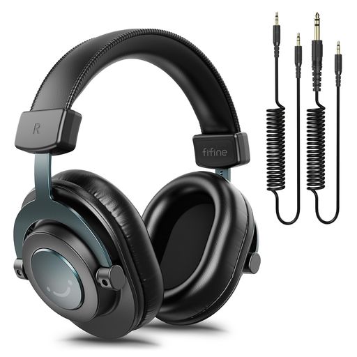 ゲーミング 【バランスの取れたサウンド】大型50mmドライバーが搭載され、ダイナミックな低音、安定した中音、正確的な高音表現を実現します。 20Hz〜20kHzの周波数範囲で動作し、DJ、ミキシング、モニタリング、音楽鑑賞などよりよい体験を楽しめます。 【幅広い互換性】2本の24.8cm脱着式DJスタイルコイルケーブルには3.5mmおよび6.35mmオーディオプラグを備え、ミキサー、オーディオインターフェイス、アンプ、ヘッドホンジャック付きのマイクなどと幅広い接続性があります。様々なデバイスを切り替えるときに、アダプターは要らなく、モニタリングの効率を向上させながら、操作も気楽になります。 【心地良い装着感】調整可能なヘッドバンドと柔らかいパッドのあるイヤークッションを採用し、フィット感よく装着でき、長時間つけても疲れにくいです。265gの重さで、頭に余計な負担をかけず、軽量で快適な装着感を与えてくれます。 【クリアな音声処理】密閉型のデザインを取り入れ、適切な防音効果が得られます。環境音声からの高周波ノイズを大幅に遮断でき、没入型の作業ゾーンを作り出します。
