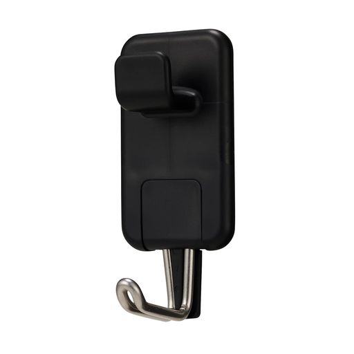 レック(LEC)強力ネオジムマグネットマグネットフック特大1個入耐荷重6kg(最大保持荷重)ブラック