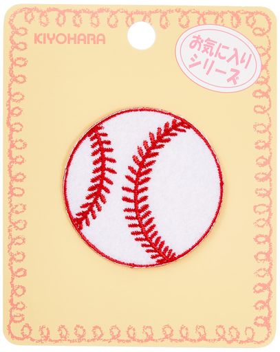 清原(KIYOHARA)お気に入りシリーズワッペン野球ボール1個入りMOW791 清原(KIYOHARA)お気に入りシリーズワッペン野球ボール1個入りMOW791
