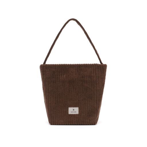 温もりあるコーデュロイ素材と抗菌裏地のミニトート <素材>表地:100% COTTON/裏地:65% POLYESTER / 35% COTTON <原産>中国 ■サイズ One:幅13.5cm 奥行9cm 高さ18cm