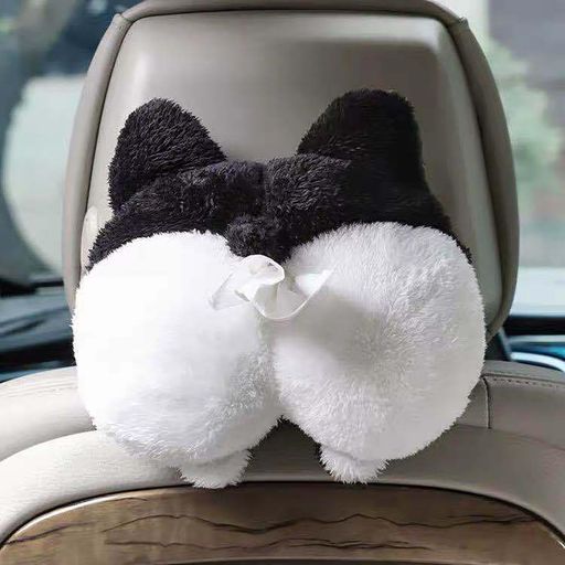 Orirya ティッシュケース 車 ティッシュ 収納ケース ティッシュボックス おしゃれ犬のおしり 車 インテリア 雑貨 ティッシュボックス ティッシュカバー かわいいコーギー ゴム紐式 車用 家…
