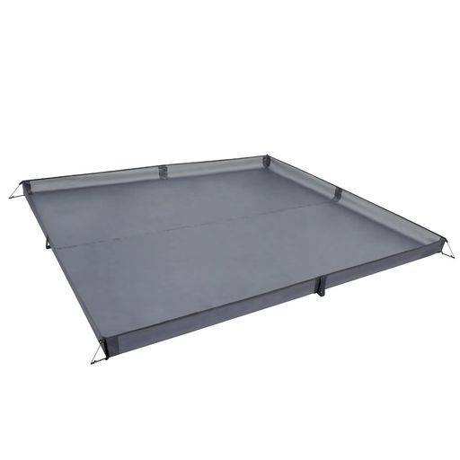 Rakuten - Farfly リビングシート 立ち上がり テントシート お座敷スタイル グランドシート 収納袋付き 270x270cm 3サイズ (270x270cm) 耐水圧3000mm 防水
