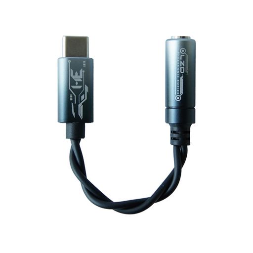 HE Long Zhong Dui USB C - 3.5mmオーディオアダプター 24ビット/192KHz USB C - AuxドングルHiFiヘッドフォンジャックケーブルコード、PC、Android、IOSシステムモバイルデバイスと互換性あり