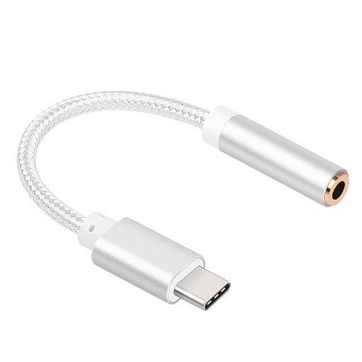 【FsGrg】USB Type-C to 3.5mm イヤホンジャックアダプタ 変換ケーブル タイプCか...