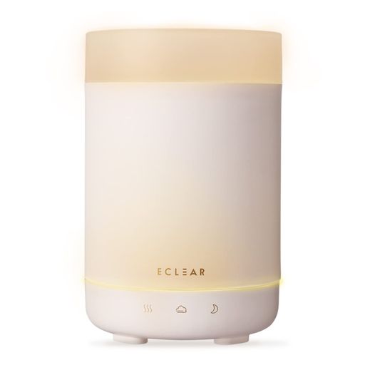 【2022年モデル】エレコム加湿器アロマディフューザー卓上エクリアミストAC電源シルクミスト抗菌約150ml超音波式連続運転:最大7時間、アロマ噴霧:最大22.5時間銀系無機抗菌剤SIAAマーク取…(4.0)