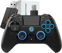 QRDSPARKN5PS5用コントローラ、PS4PROSLIMPS3STEAMDECKPCスマホに対応、ホールエフェクトジョイスティック、3.5