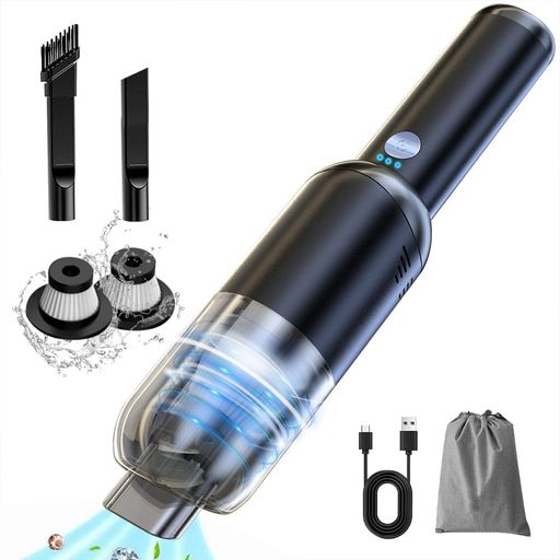 【最強モデル18000PA強力吸引】ハンディクリーナー車載掃除機一台多役分離式掃除機LEDライト付きコード..