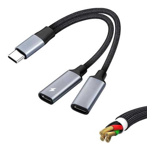 LeTradeJP2in1タイプCイヤホン変換ケーブルType-CイヤホンジャックPD急速充電アダ...
